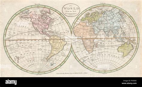 1800 world map hi-res stock photography and images - Alamy