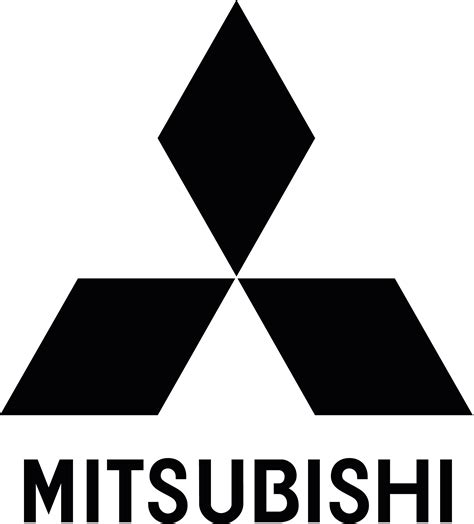 Mitsubishi Logo Png Black
