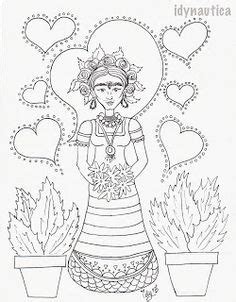 Pinturas Para Colorear De Frida Kahlo - Para Colorear Para Niños
