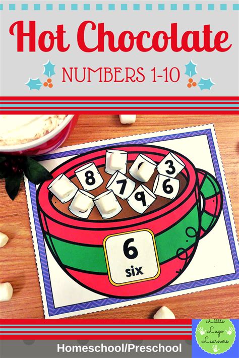 Hot Chocolate 5 Numbers 1 10 Lessons Numbers Preschool Number