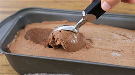 Easy Homemade Chocolate Ice Cream Recipe Only 3 Ingredients Recipe