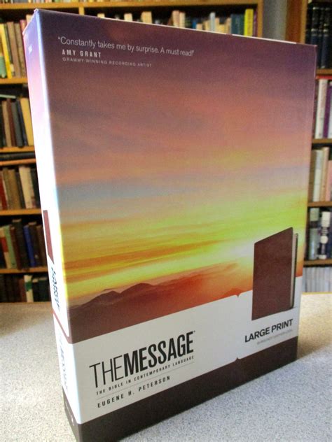 Personalized Message Bible Large Print In Contemporary Language