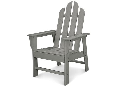 Polywood td100wh la casa café dining side chair, white. POLYWOOD® Long Island Recycled Plastic Adirondack Dining ...