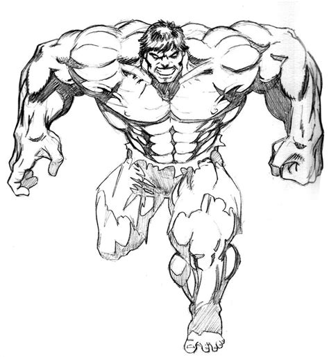 Hulk Cartoon Drawing At Getdrawings Free Download