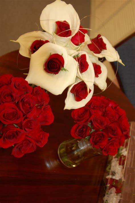 Image Result For Red Silver White Wedding Flowers