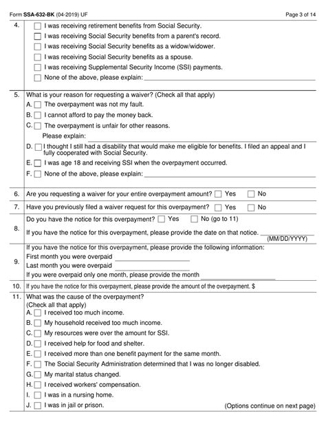 Form Ssa 632 Bk Fill Out Sign Online And Download Fillable Pdf