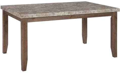 Total maximum expending length is 114. Narvilla Two-Tone Rectangular Dining Room Table, D559-25 ...