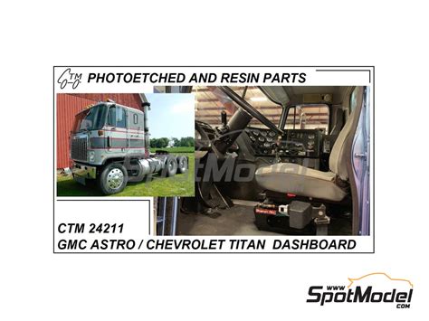 Czech Truck Model Ctm24211 Dashboard 125 Scale Gmc Astro