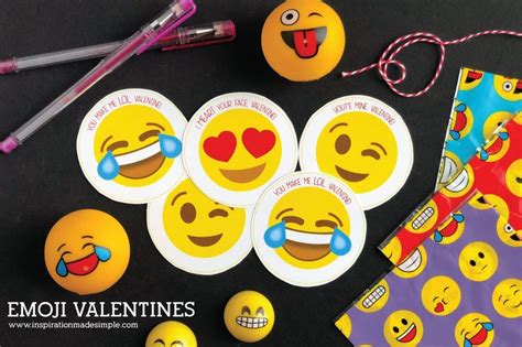 Printable Diy Emoji Valentines Breakfast Ideas Get The Valentines Kit
