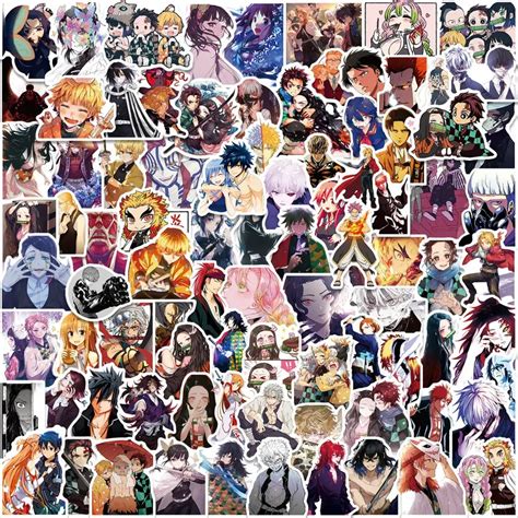 Anime Mixed Stickers Vinyl Waterproof Manga Stickers For Temu
