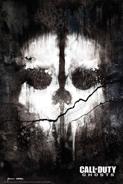 Call Of Duty Ghosts Skull Poster 74 At Mighty Ape Nz
