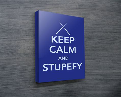 Stupify Keep Calm Poster Canvas Prints Australia