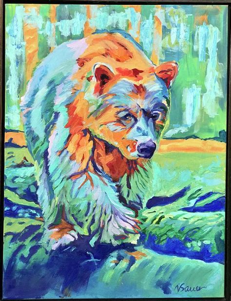 Spirit Bear Painting By Veronica Sauer Pixels