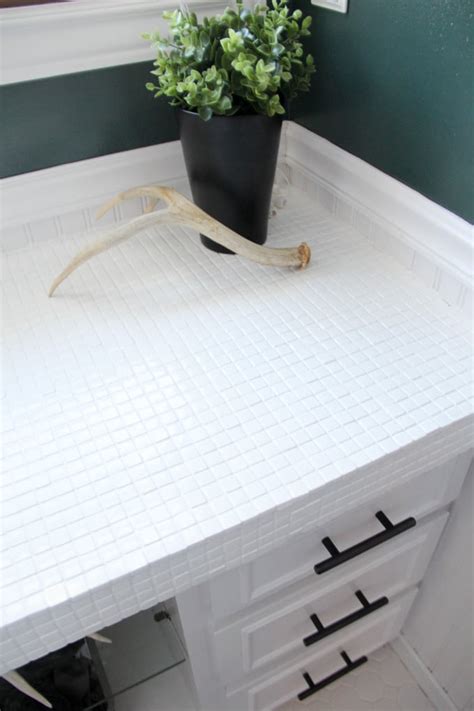 Google assistant smart light bulbs. How to Paint Tile Countertops and our Modern Bathroom ...