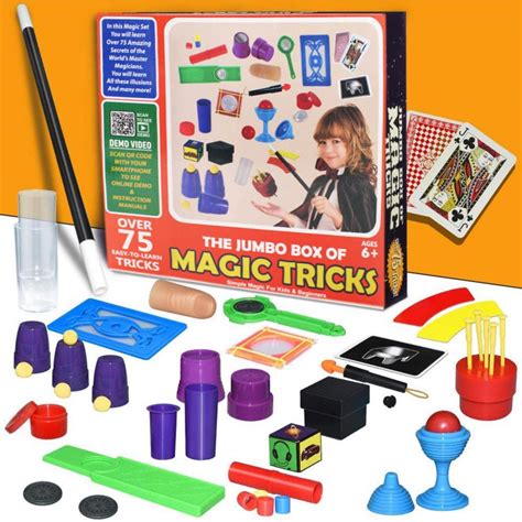 Kids Magic Set With 75 Magic Tricks Geewiz
