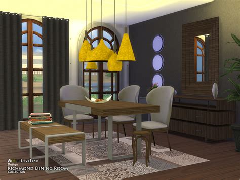 Sims 4 Ccs The Best Dining Room By Artvitalex