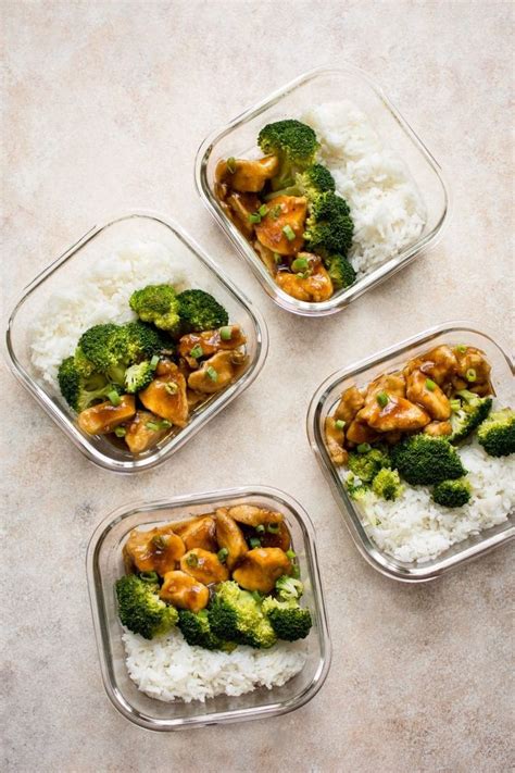 Quick And Easy Teriyaki Chicken Meal Prep Bowls With Rice And Broccoli