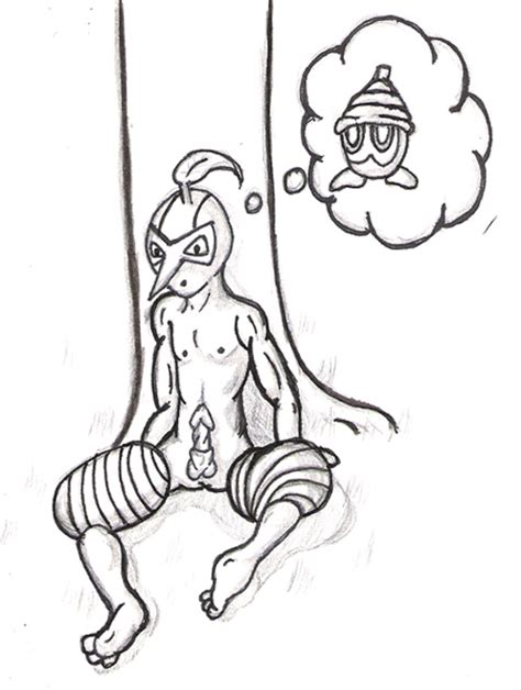 Rule 34 Anthro Front View Male Male Only Monochrome Nipples Nude Nuzleaf Penis Pokemon