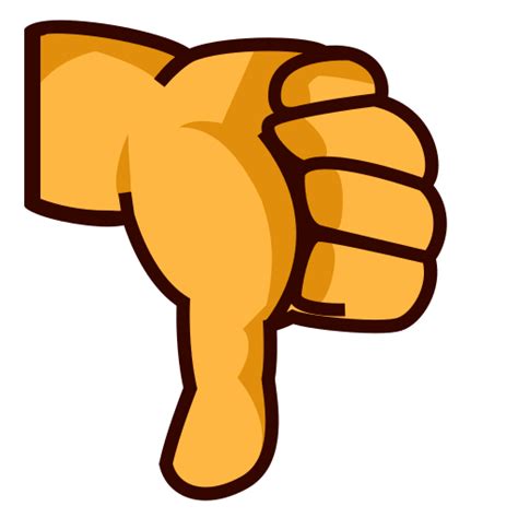 Thumb Signal Emoji Gesture Clip Art Emoji Png Download 512512