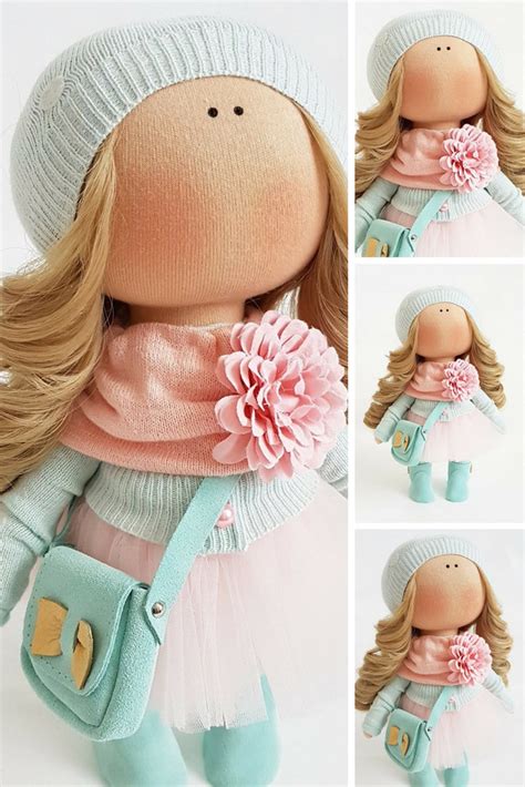 Tilda Doll Handmade Doll Bonita Doll Fabric Doll Puppen Etsy