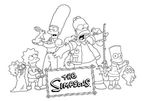 Resultado de imagem para desenhos tops para colorir. Special Family Simpsons Coloring Pages | Print Coloring ...