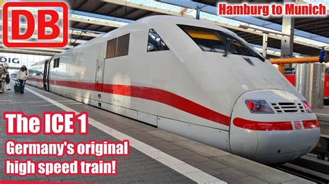 The Db Ice 1 Germanys Original High Speed Train Youtube