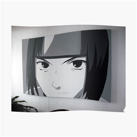 All png & cliparts images on nicepng are best quality. Anime Acrylic Boy Black And White - Poster - Canvas Print ...