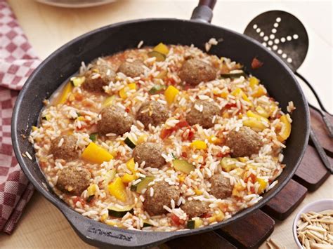 Middle Eastern Style Rice With Meatballs Recipe Eatsmarter