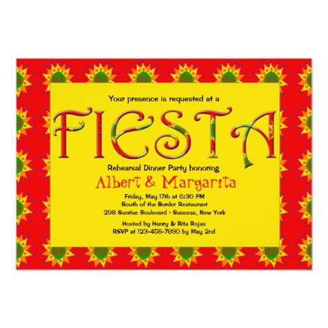 Fiesta Invitation Zazzle