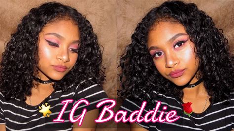 ♡instagram Baddie Makeup Tutorial Spring Colors♡ Youtube