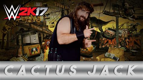 Wwe 2k17 Cactus Jack Wcw Entrance Youtube