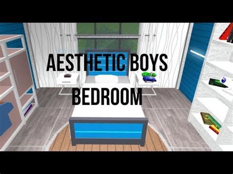 Bloxburg themed rooms main bedrooms (w/ bathrooms) youtube. Aesthetic Boys Bedroom ll Bloxburg builds - YouTube