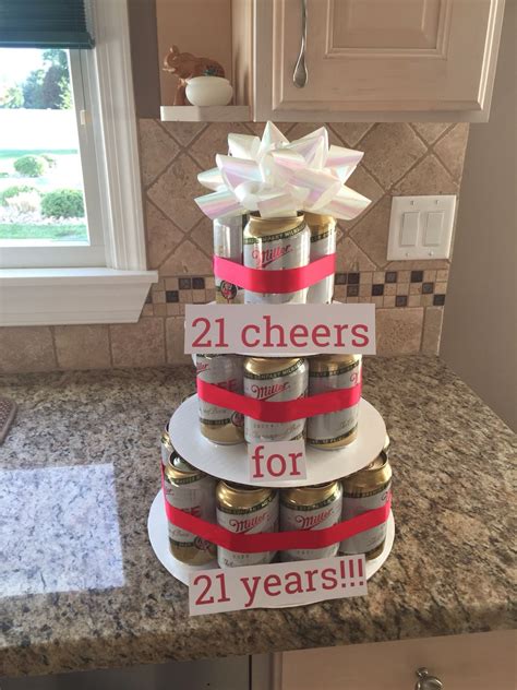 1st birthday gift ideas for son. Made this for my son's 21st birthday! We brought to the ...