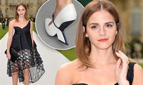 Emma Watson Leads The Celebrity Glamour At Dior Haute Couture Show Daily Mail Online