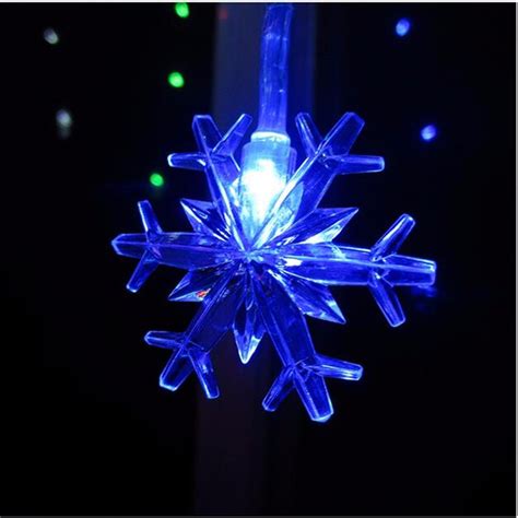 Yiyang 10m 100led Snow Flakes String Led Garland Lights