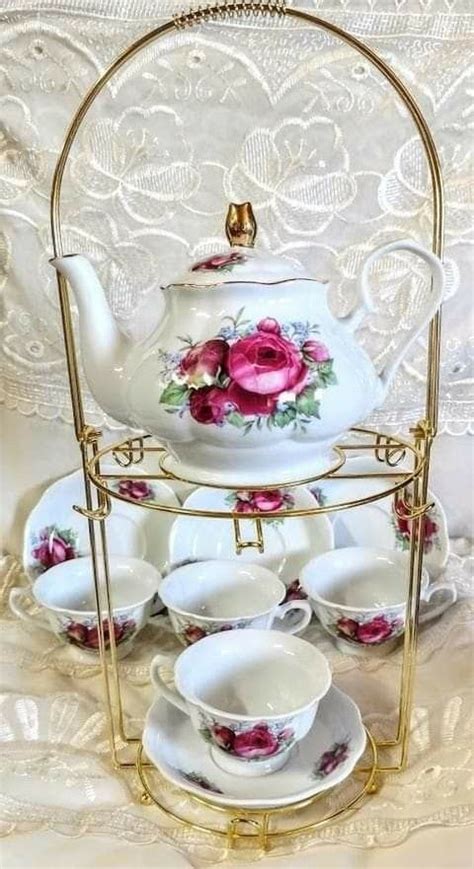 pin by alessandra b on argento vetro rame ceramica o porcellana tea set porcelain tea set