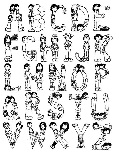 Desenhos De Letras Para Colorir Docksidemoms