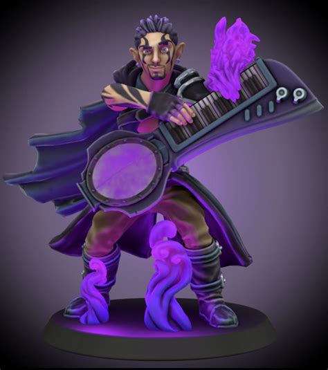 Glamour Bard With A Keyboard Duel Disk “it’s Time To D D D D D D D D D D Dance ” R Heroforgeminis