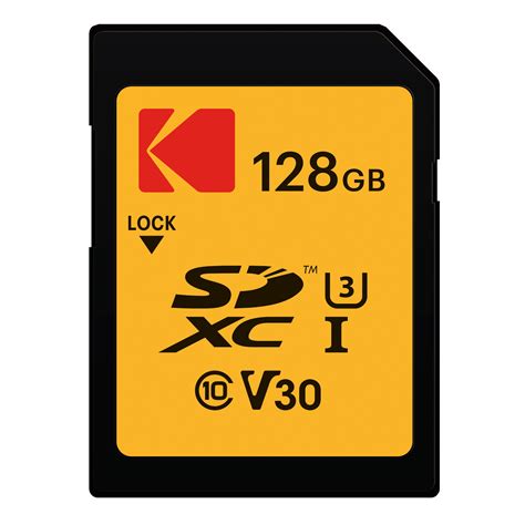 Kodak SDXC 128GB UHS-I U3 V30 Ultra Memory Card - Walmart.com - Walmart.com