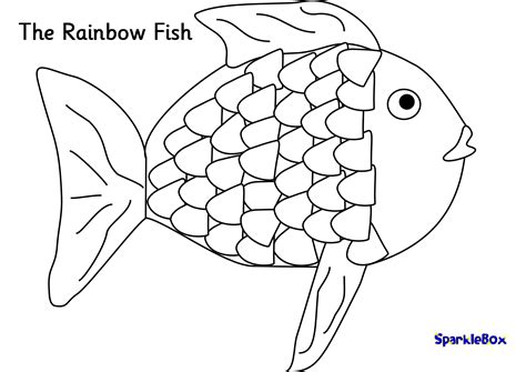 Find collection of free to download fish powerpoint templates. Rainbow Fish Template - Coloring Home