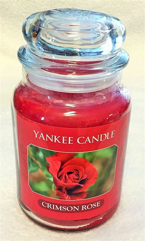 Yankee Candle Crimson Rose Large Jar 22oz Candle Yankee Candle