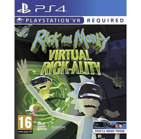 Rick And Morty Virtual Rick Ality Vr Sony Playstation 4 Virtual