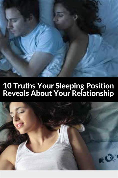 10 truths your sleeping position reveals about your relationship