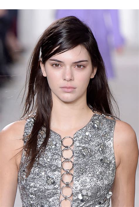 Kendall Jenner At Michael Kors — Barely Recognizable With No Makeup