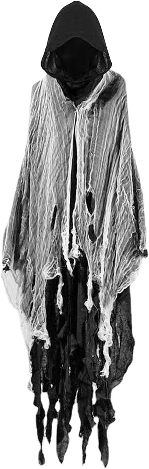 Black Cloak Halloween Cloak With Hood Vintage Grim Reaper Cloak Horror