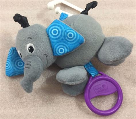 Baby Einstein Elephant Baby Crib Plush Toy 65l Ebay