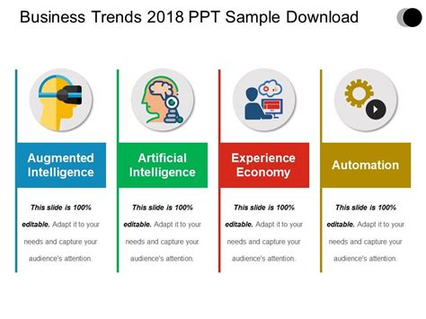 Business Trends 2018 Ppt Sample Download Powerpoint Slide