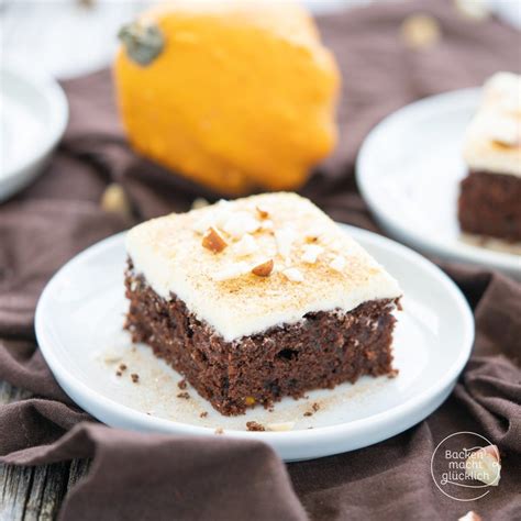 Jetzt ausprobieren mit ♥ chefkoch.de ♥. Saftiger Kürbis-Schoko-Kuchen | Backen macht glücklich ...