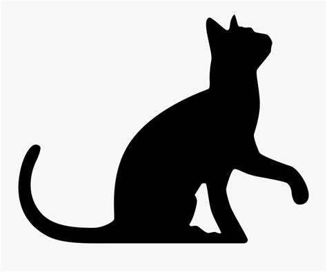 Black Cat Silhouette Wedding Cake Topper Clip Art Transparent