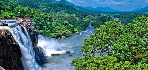 Athirapally Fall Vazhachal Falls Chalakudy Athirapally Waterfalls Chalakudy Thrissur